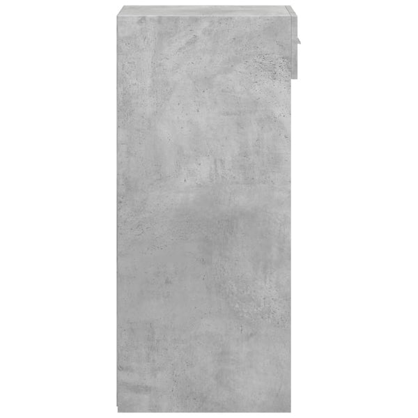 Betoninharmaa senkki Ivanovici 40x42,5x93cm (puinen)