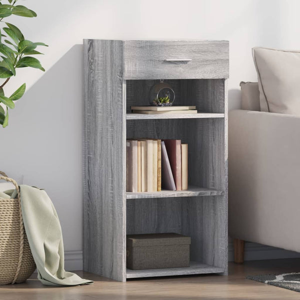 Graue Kommode Aranca 45x42,5x93cm (Holz)