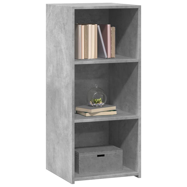 Betoninharmaa senkki Privatizati 40x41x93cm (puinen)