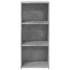 Betoninharmaa senkki Privatizati 40x41x93cm (puinen)
