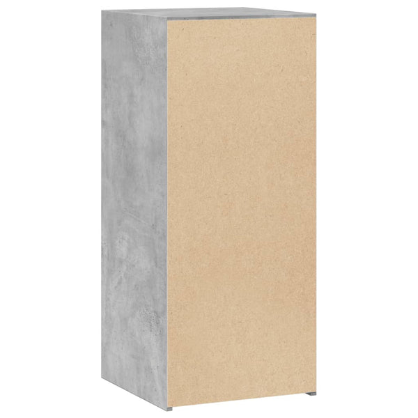 Betoninharmaa senkki Privatizati 40x41x93cm (puinen)