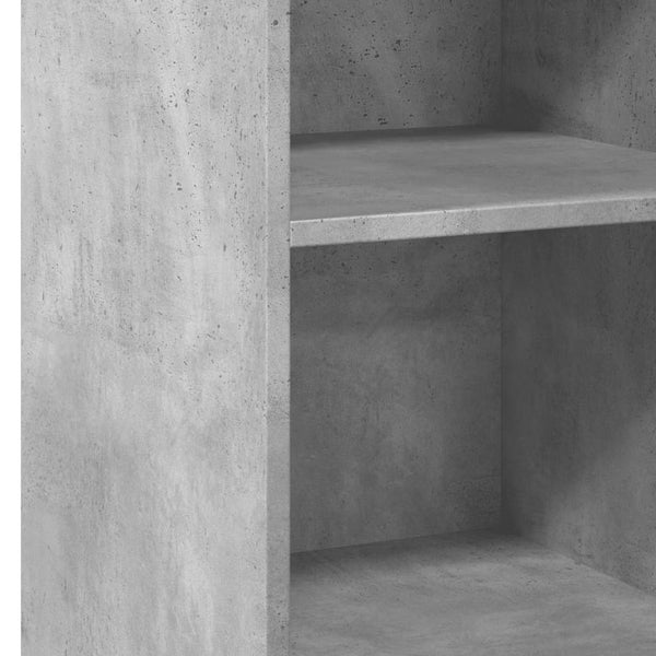 Betoninharmaa senkki Privatizati 40x41x93cm (puinen)