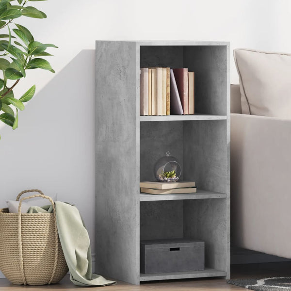 Betoninharmaa senkki Privatizati 40x41x93cm (puinen)