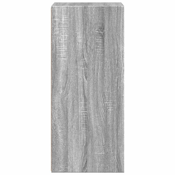 Harmaa senkki Privatizati 40x41x93cm (puinen)
