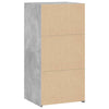 Betoninharmaa senkki Stamen 45x41x93cm (puinen)