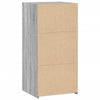 Harmaa senkki Stamen 45x41x93cm (puinen)