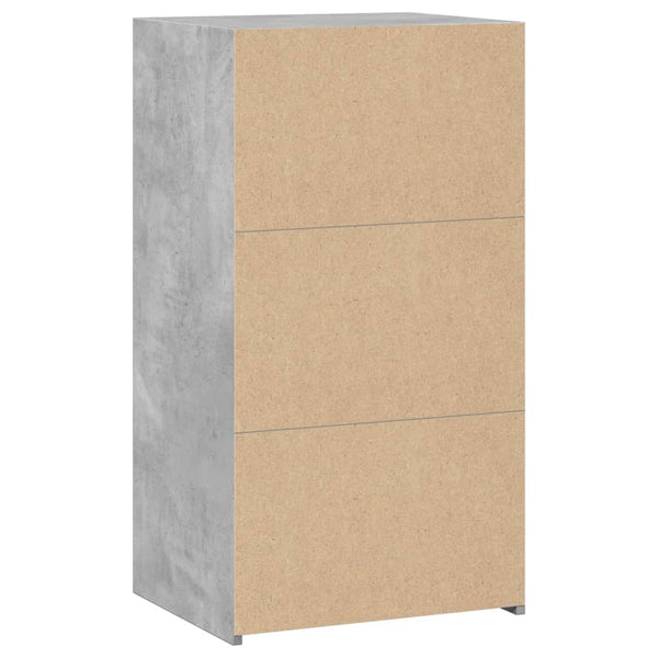 Betoninharmaa senkki Acsinefta 50x41x93cm (puinen)