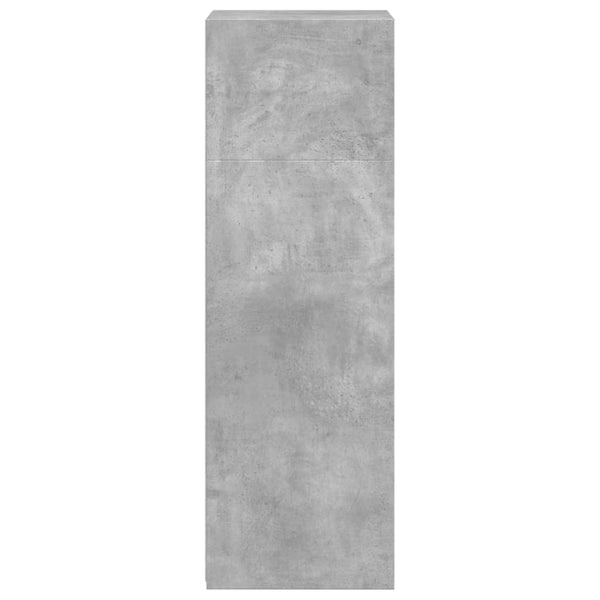 Betoninharmaa kaappi Reeoleta 45x41x124cm (puinen)