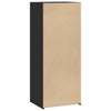 Schwarzer Schrank Oruel 50x41x124cm (Holz)