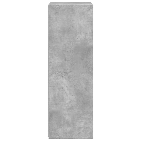 Betoninharmaa kaappi Oruel 50x41x124cm (puinen)