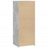 Betoninharmaa kaappi Oruel 50x41x124cm (puinen)