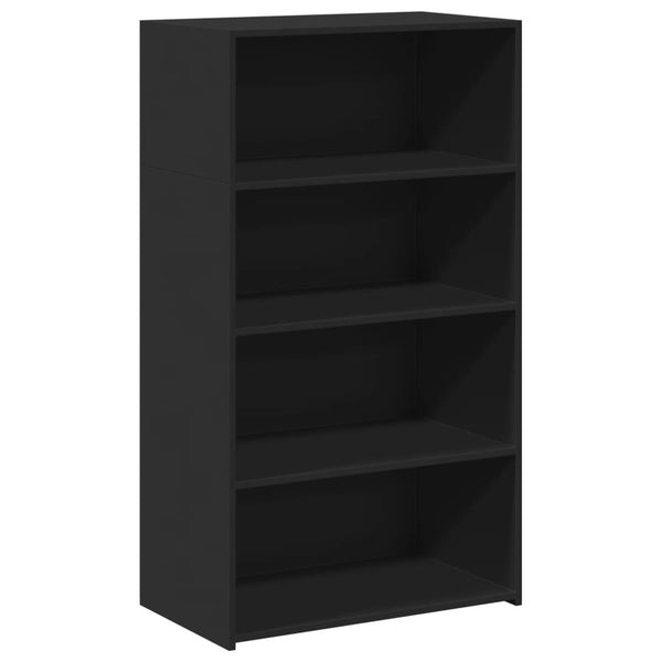 Schwarzer Schrank Eracle 70x41x124cm (Holz)