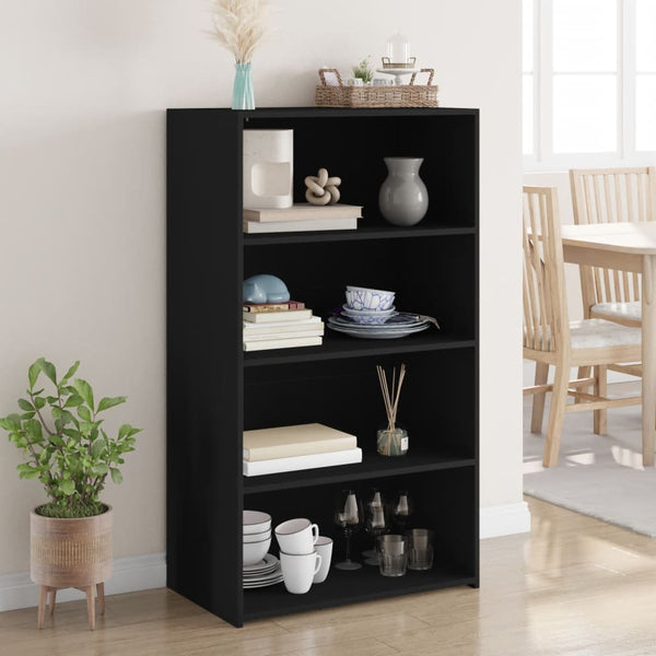 Schwarzer Schrank Eracle 70x41x124cm (Holz)