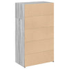 Harmaa kaappi Eracle 70x41x124cm (puinen)
