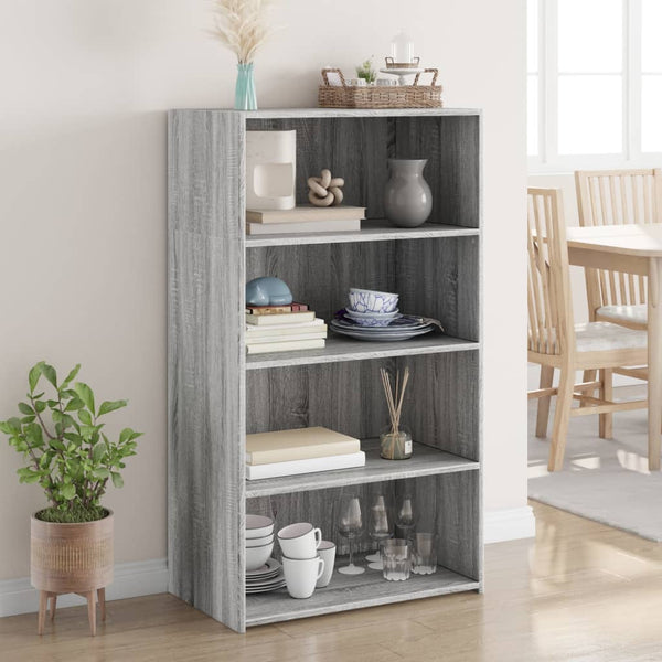 Harmaa kaappi Eracle 70x41x124cm (puinen)