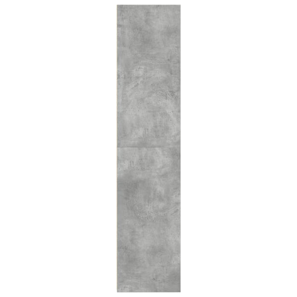 Betoninharmaa kaappi Sevasia 30x41x185cm (puinen)