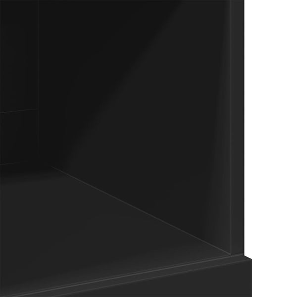 Musta kaappi Sacuiu 80x42,5x124cm (puinen)