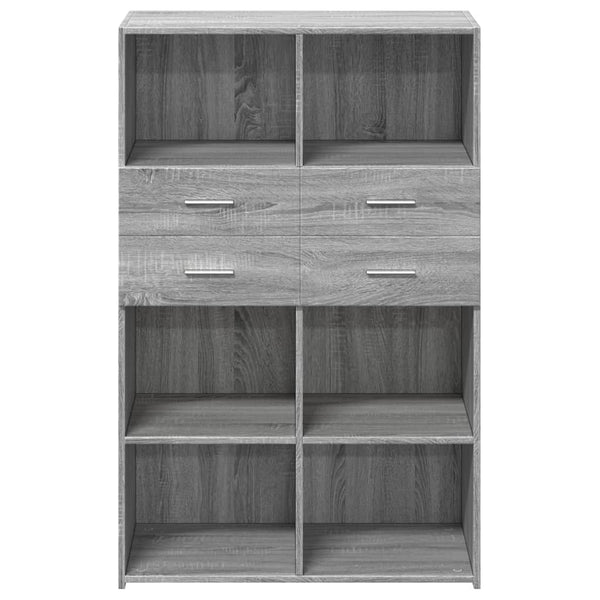 Harmaa kaappi Sacuiu 80x42,5x124cm (puinen)