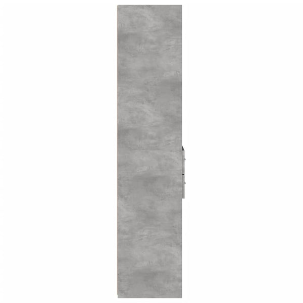 Betongrauer Schrank Gertruda 40x42,5x185cm (Holz)
