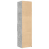 Betoninharmaa kaappi Dincer 45x42,5x185cm (puinen)