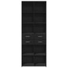 Schwarzer Schrank Maties 70x42,5x185cm (Holz)