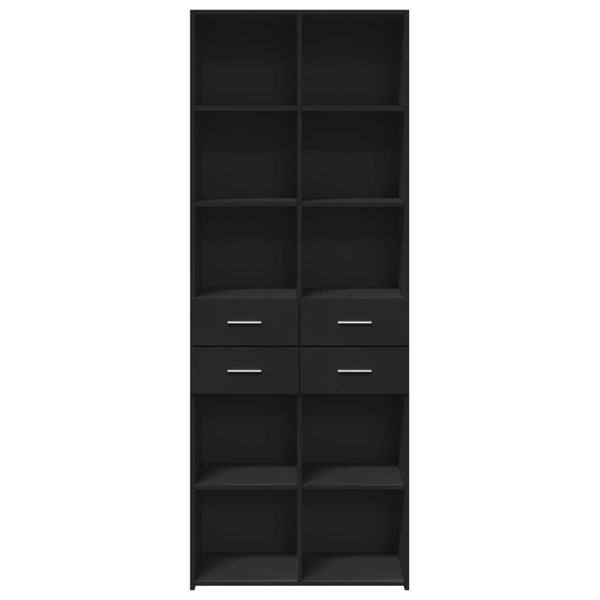 Schwarzer Schrank Maties 70x42,5x185cm (Holz)