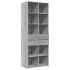 Grauer Schrank Maties 70x42,5x185cm (Holz)