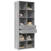 Grauer Schrank Maties 70x42,5x185cm (Holz)