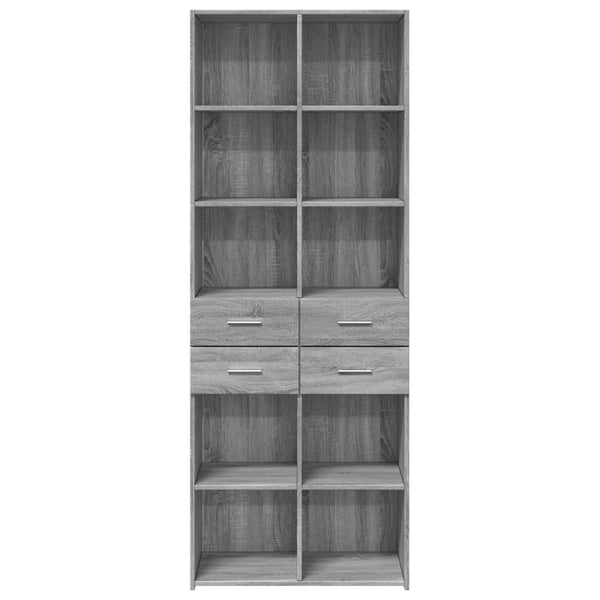Grauer Schrank Maties 70x42,5x185cm (Holz)