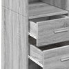 Grauer Schrank Maties 70x42,5x185cm (Holz)