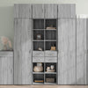 Grauer Schrank Maties 70x42,5x185cm (Holz)