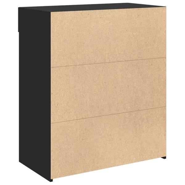Musta senkki Micilina 80x42,5x93cm (puinen)