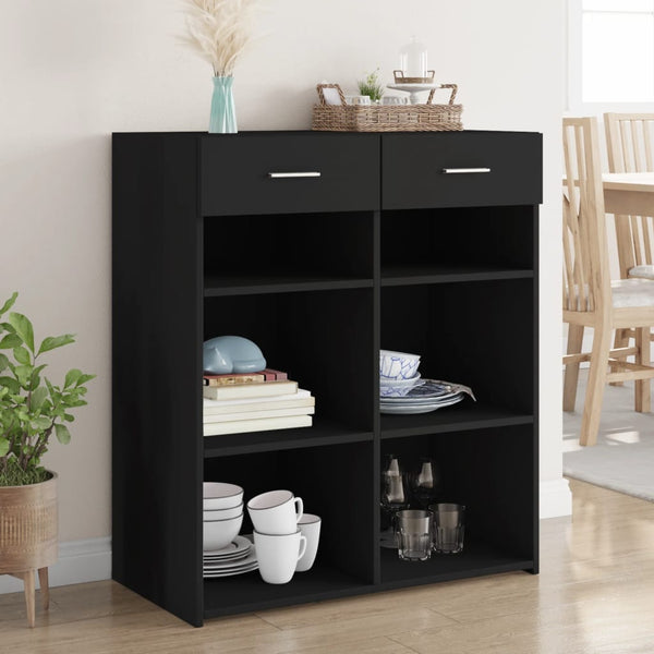 Musta senkki Micilina 80x42,5x93cm (puinen)
