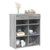 Harmaa senkki Micilina 80x42,5x93cm (puinen)