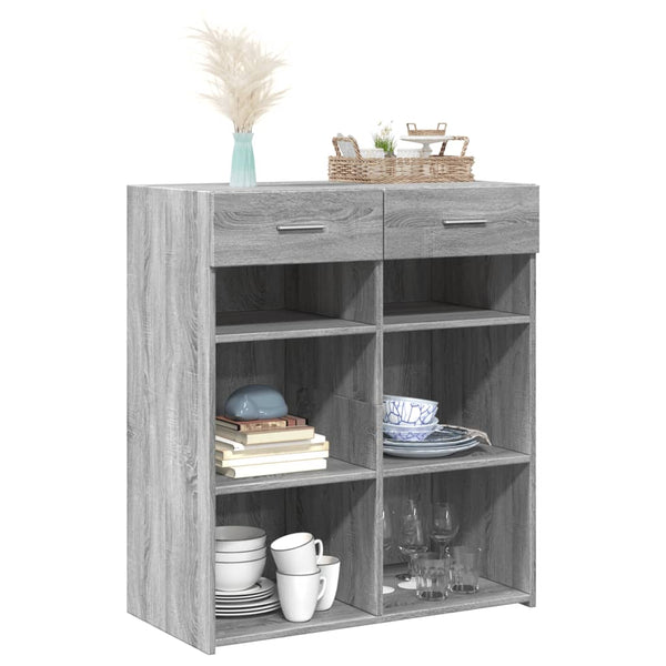 Harmaa senkki Micilina 80x42,5x93cm (puinen)