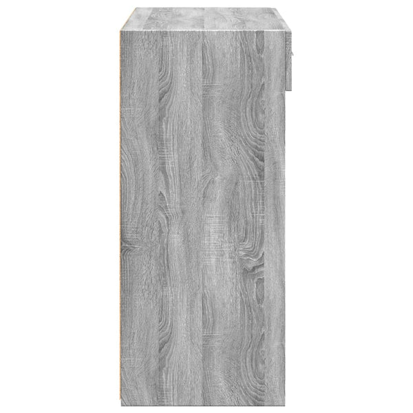 Harmaa senkki Micilina 80x42,5x93cm (puinen)