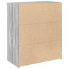 Harmaa senkki Micilina 80x42,5x93cm (puinen)