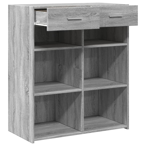Harmaa senkki Micilina 80x42,5x93cm (puinen)