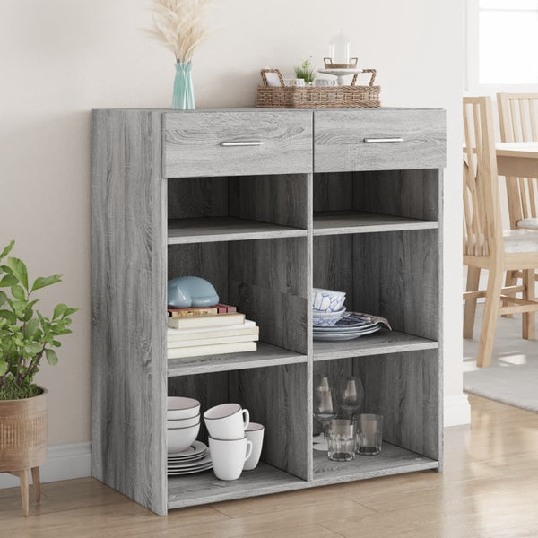 Harmaa senkki Micilina 80x42,5x93cm (puinen)