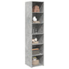 Betongrauer Schrank Mandroane 40x41x185cm (Holz)