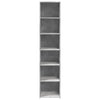 Betongrauer Schrank Mandroane 40x41x185cm (Holz)