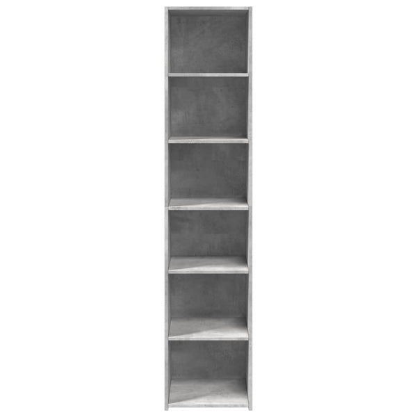 Betongrauer Schrank Mandroane 40x41x185cm (Holz)