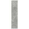 Betongrauer Schrank Mandroane 40x41x185cm (Holz)