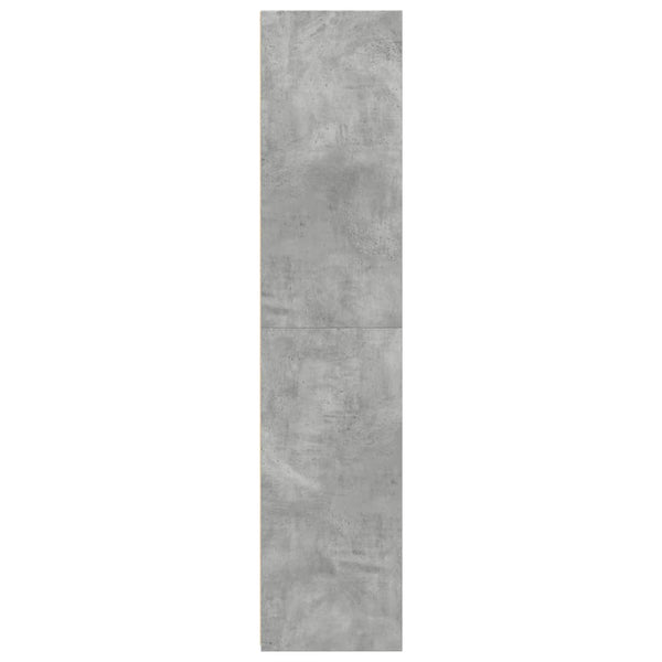 Betongrauer Schrank Mandroane 40x41x185cm (Holz)
