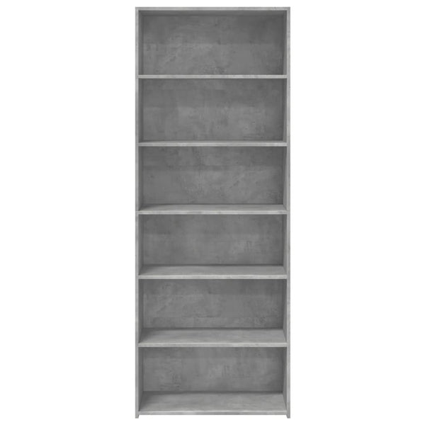 Betoninharmaa kaappi Caritas 70x41x185cm (puinen)