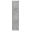 Betoninharmaa kaappi Caritas 70x41x185cm (puinen)