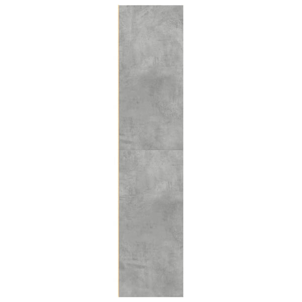 Betoninharmaa kaappi Caritas 70x41x185cm (puinen)