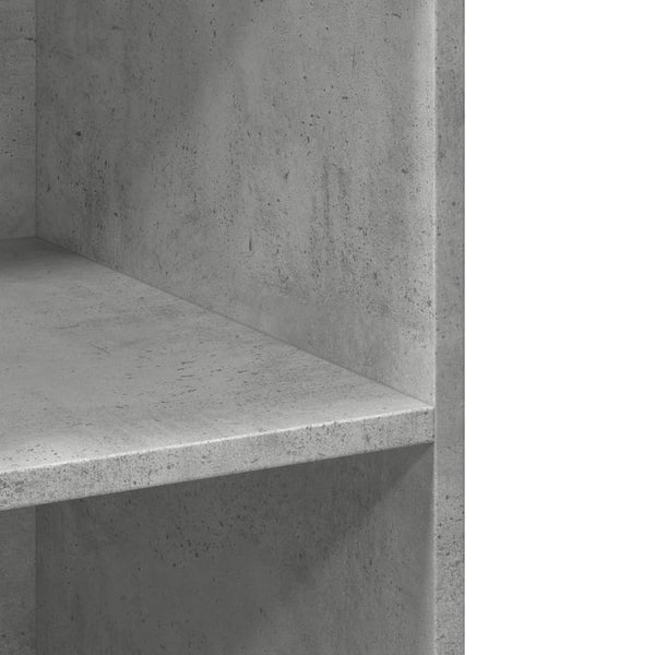 Betoninharmaa kaappi Caritas 70x41x185cm (puinen)