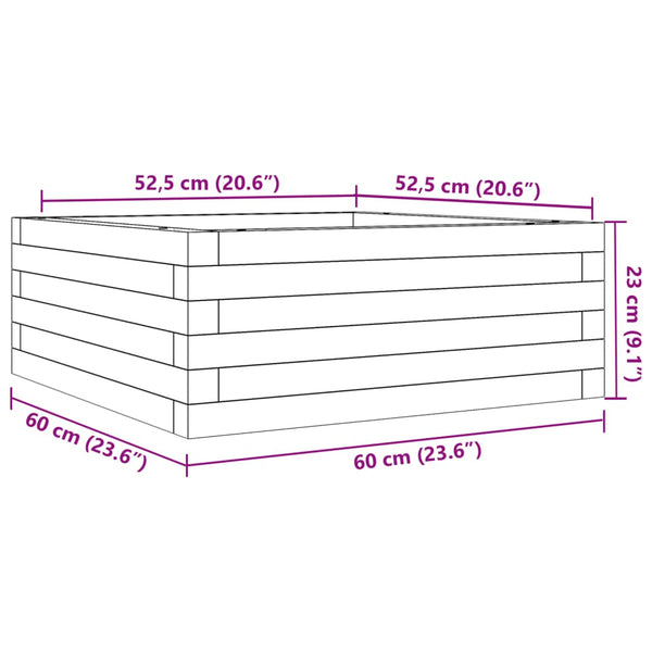 Blumenkasten Dilaver 60x60x23cm (Douglasie)