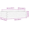 Blumenkasten Dilaver 90x60x23cm (Kiefer)